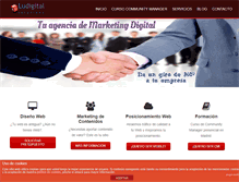 Tablet Screenshot of ludigitalsolutions.com
